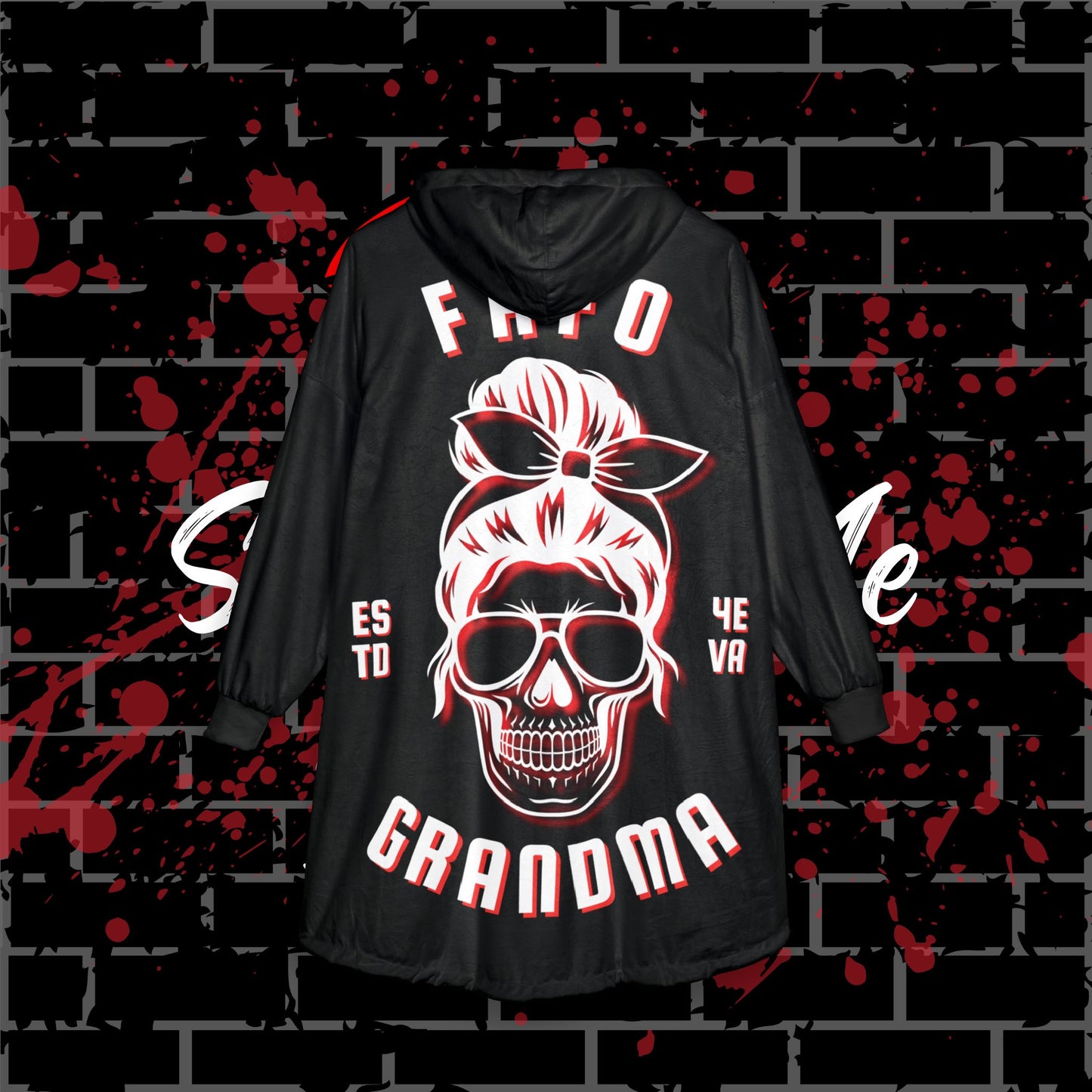 FAFO Grandma Hooded Blanket