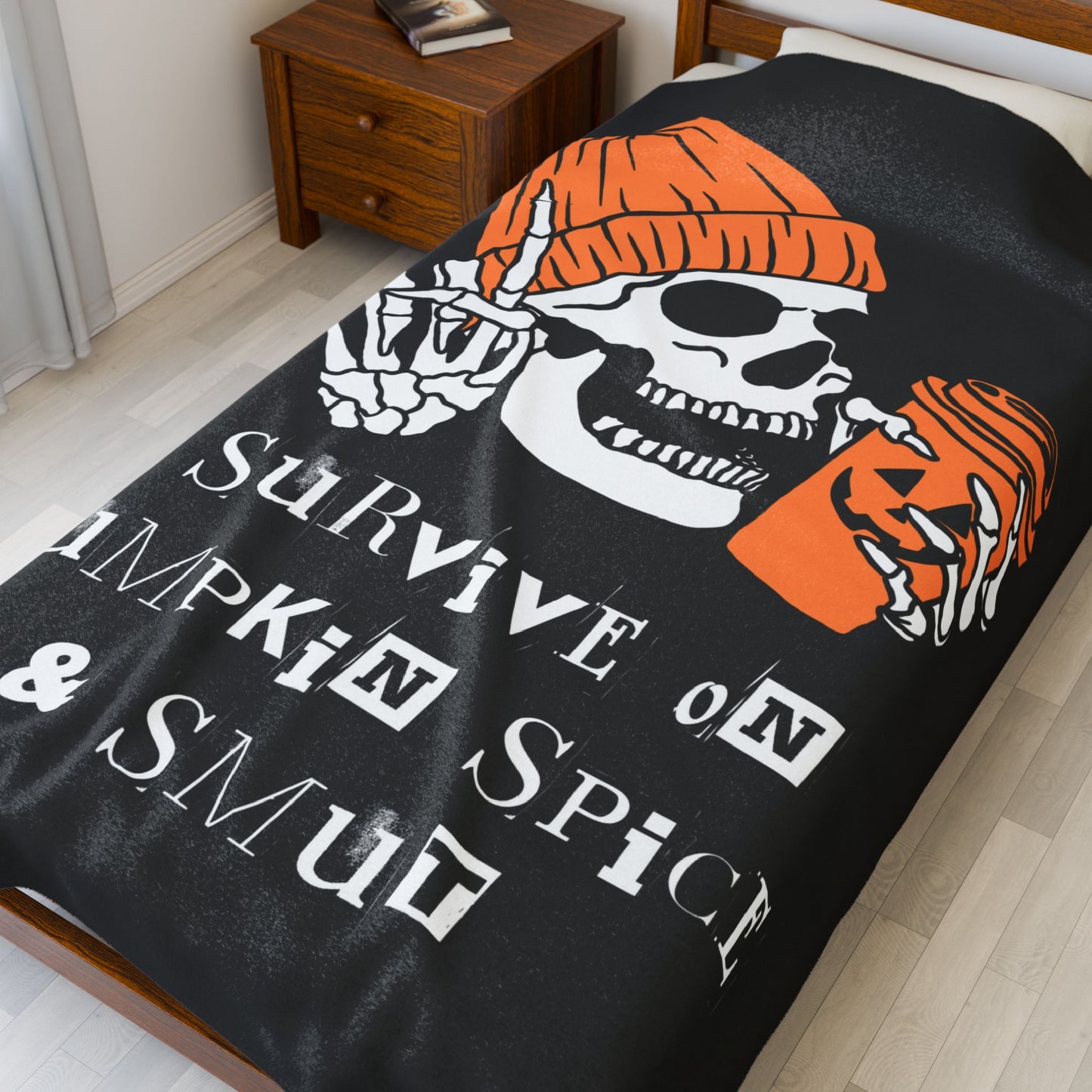 Pumpkin Spice & Smut Blanket
