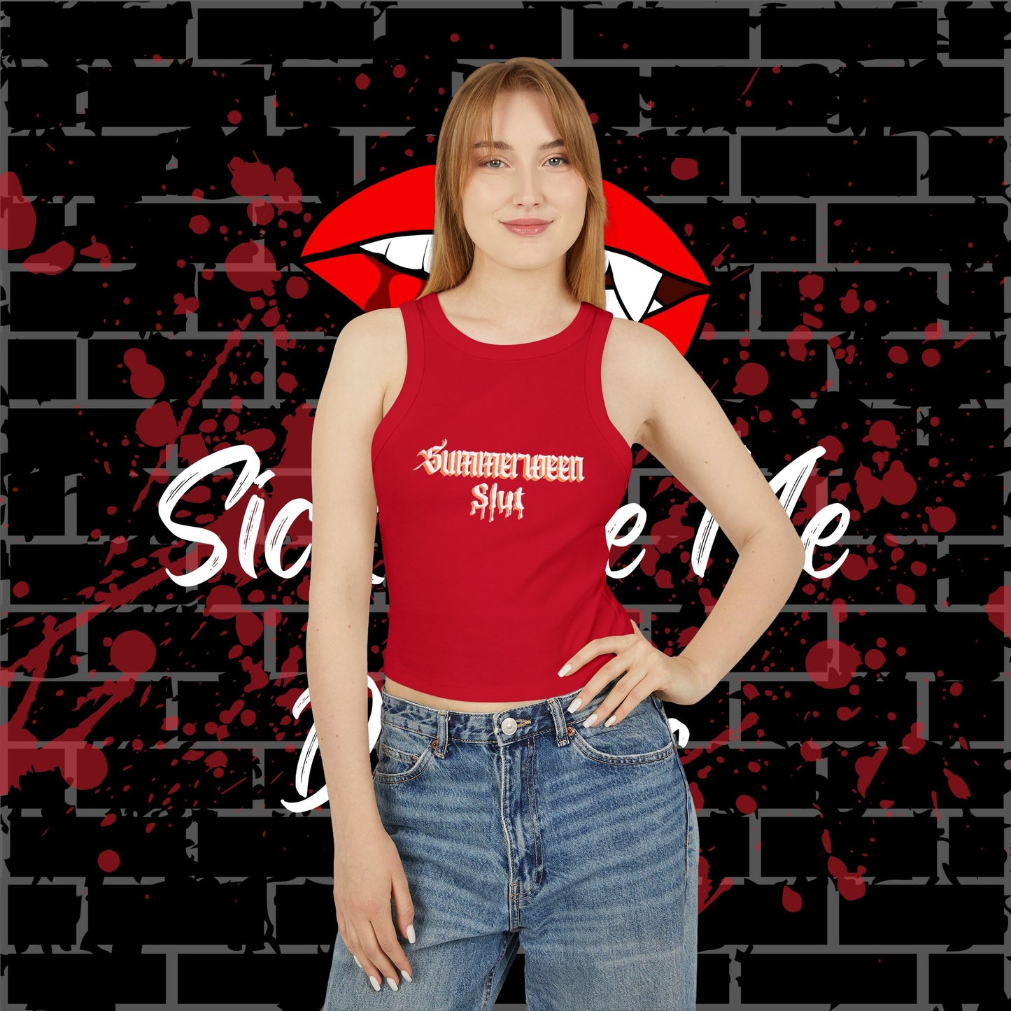 Summerween Racer Tank Top