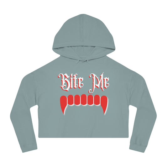 Bite Me Cropped Hoodie