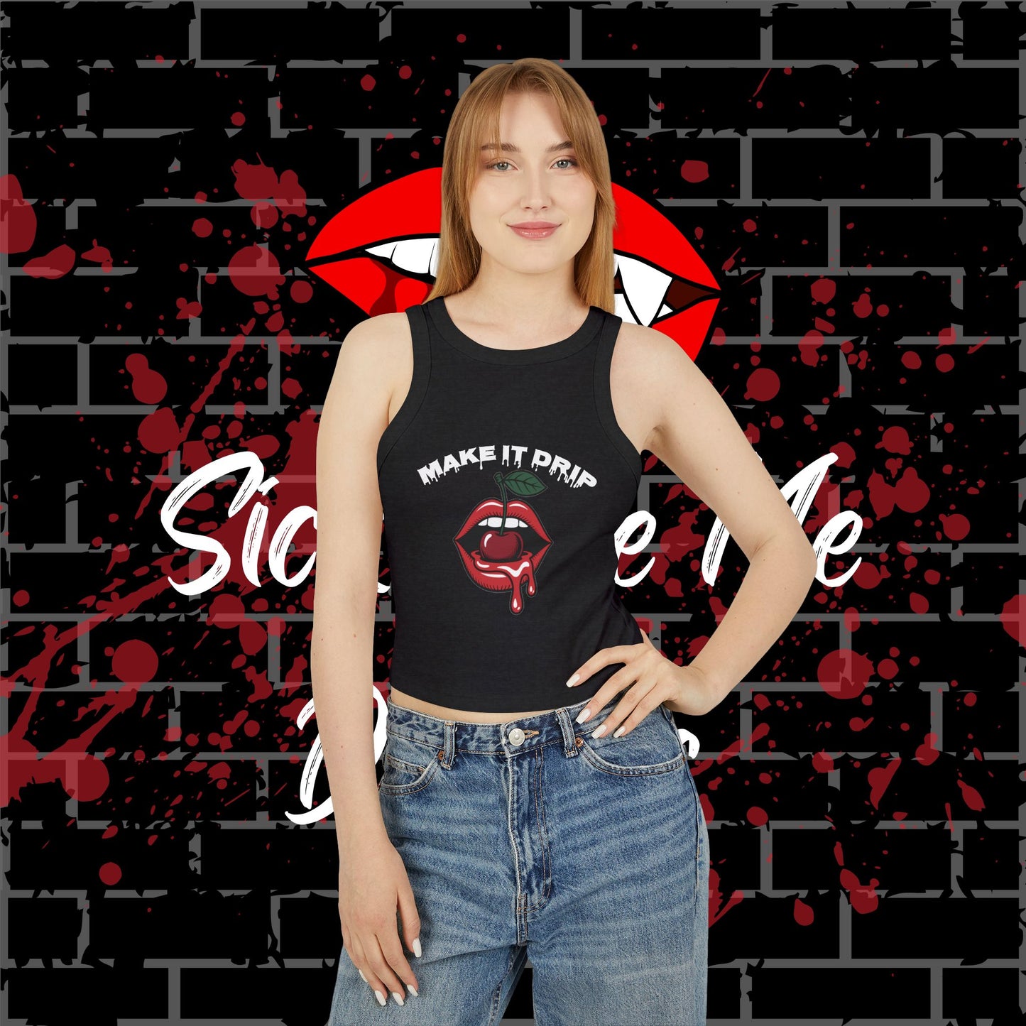 Make Drip Racer Tank