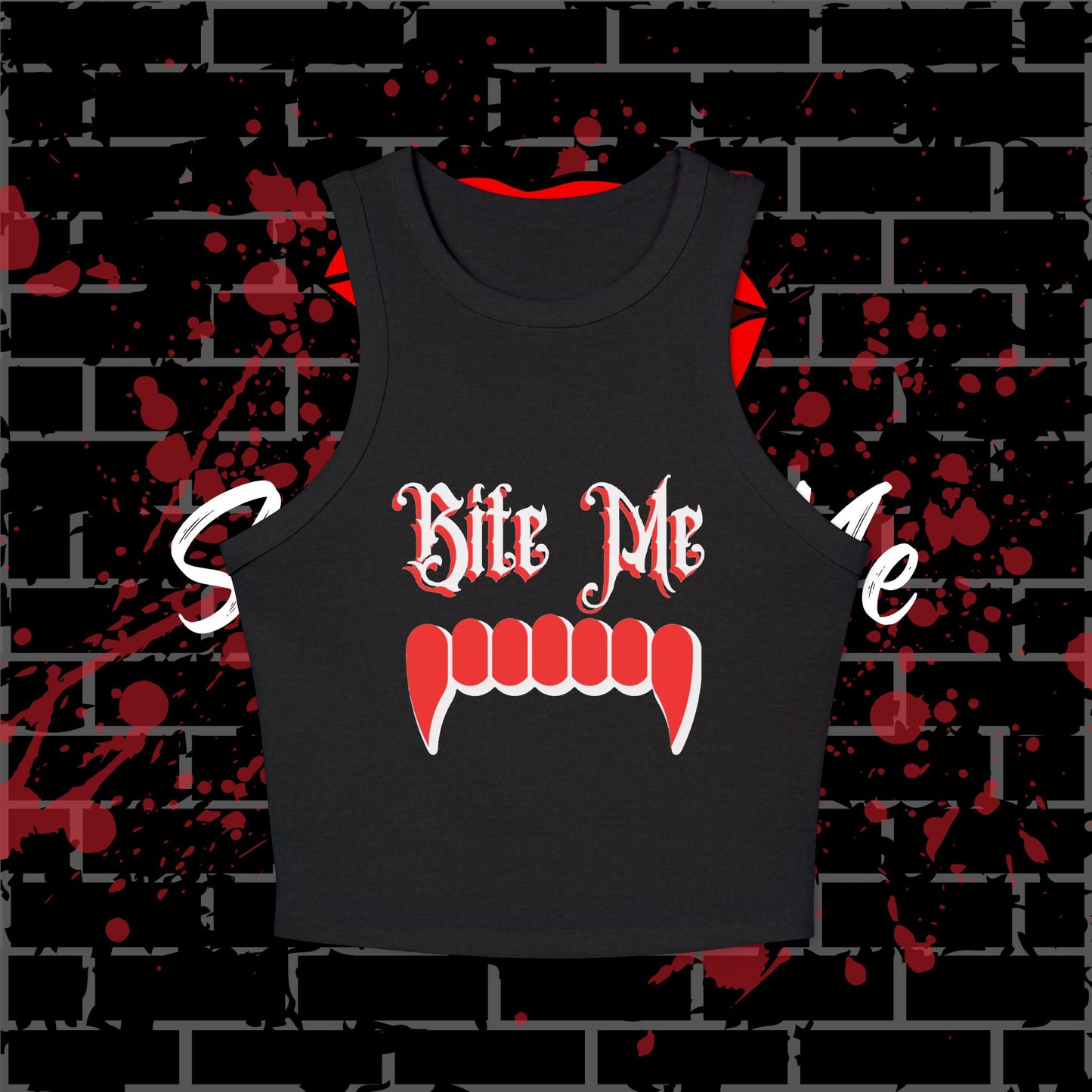 Bite Me Racer Tank