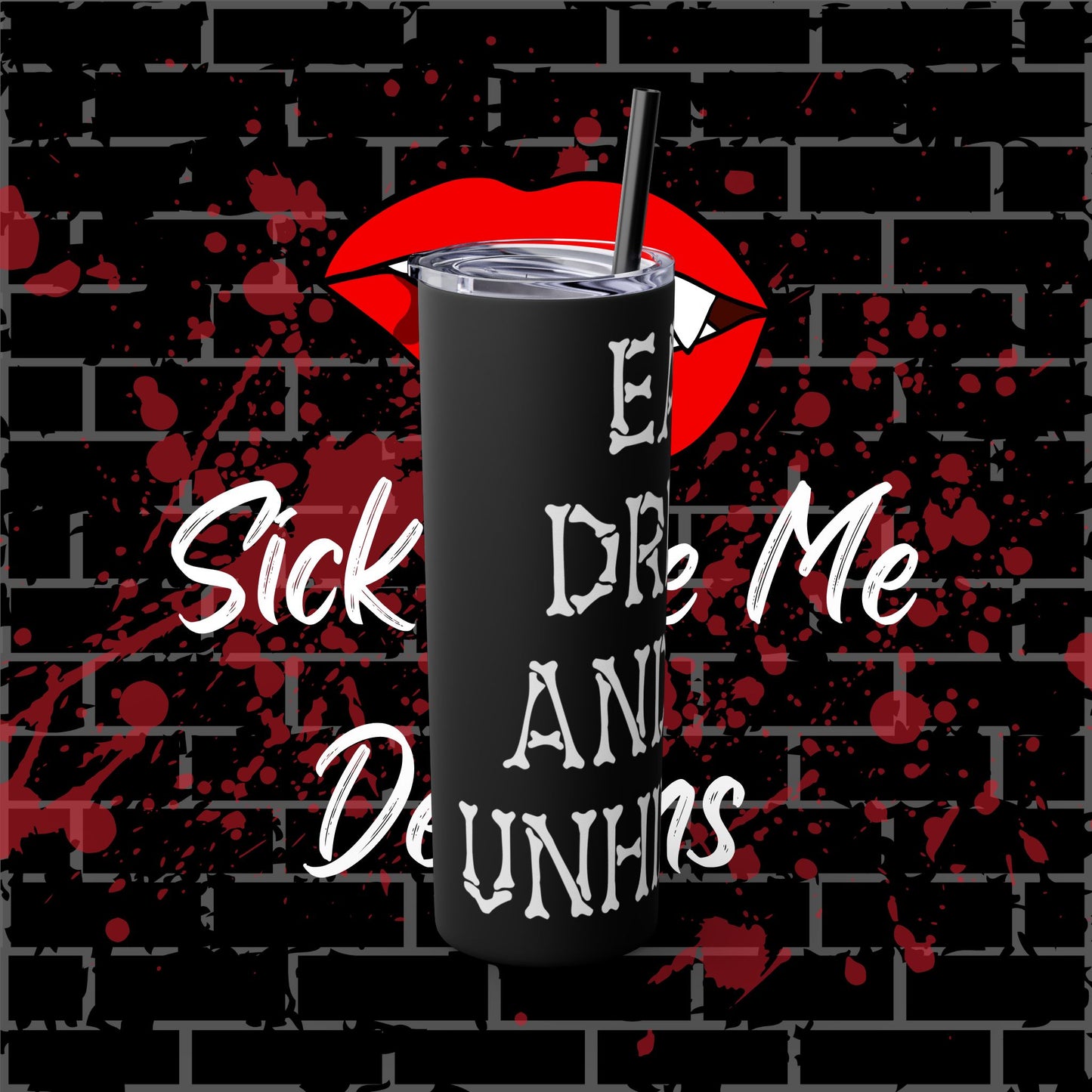 DRRU Bones Skinny Tumbler