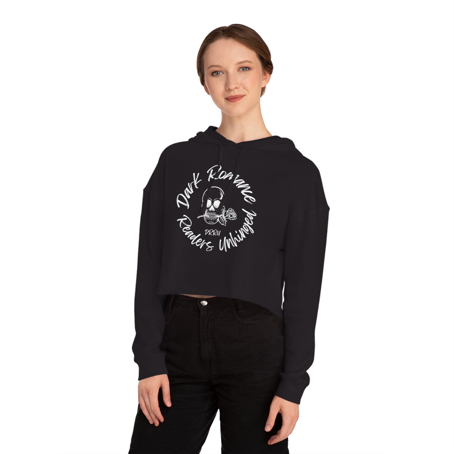 DRRU Logo Cropped Hoodie