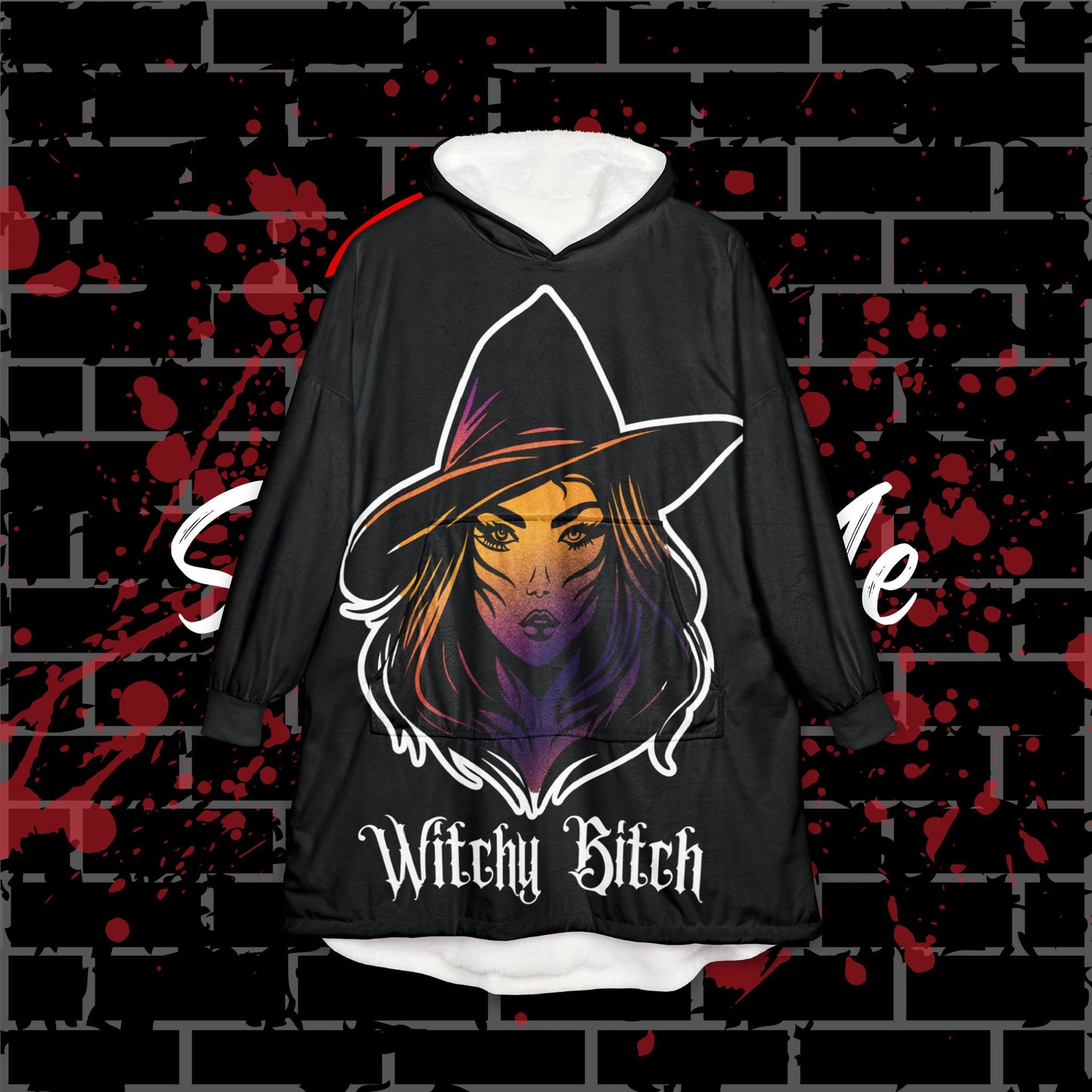 Witchy Bitch Hooded Blanket