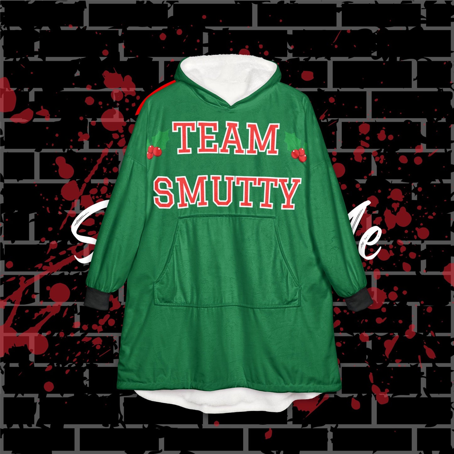 Team Smutty Hooded Blanket(green)