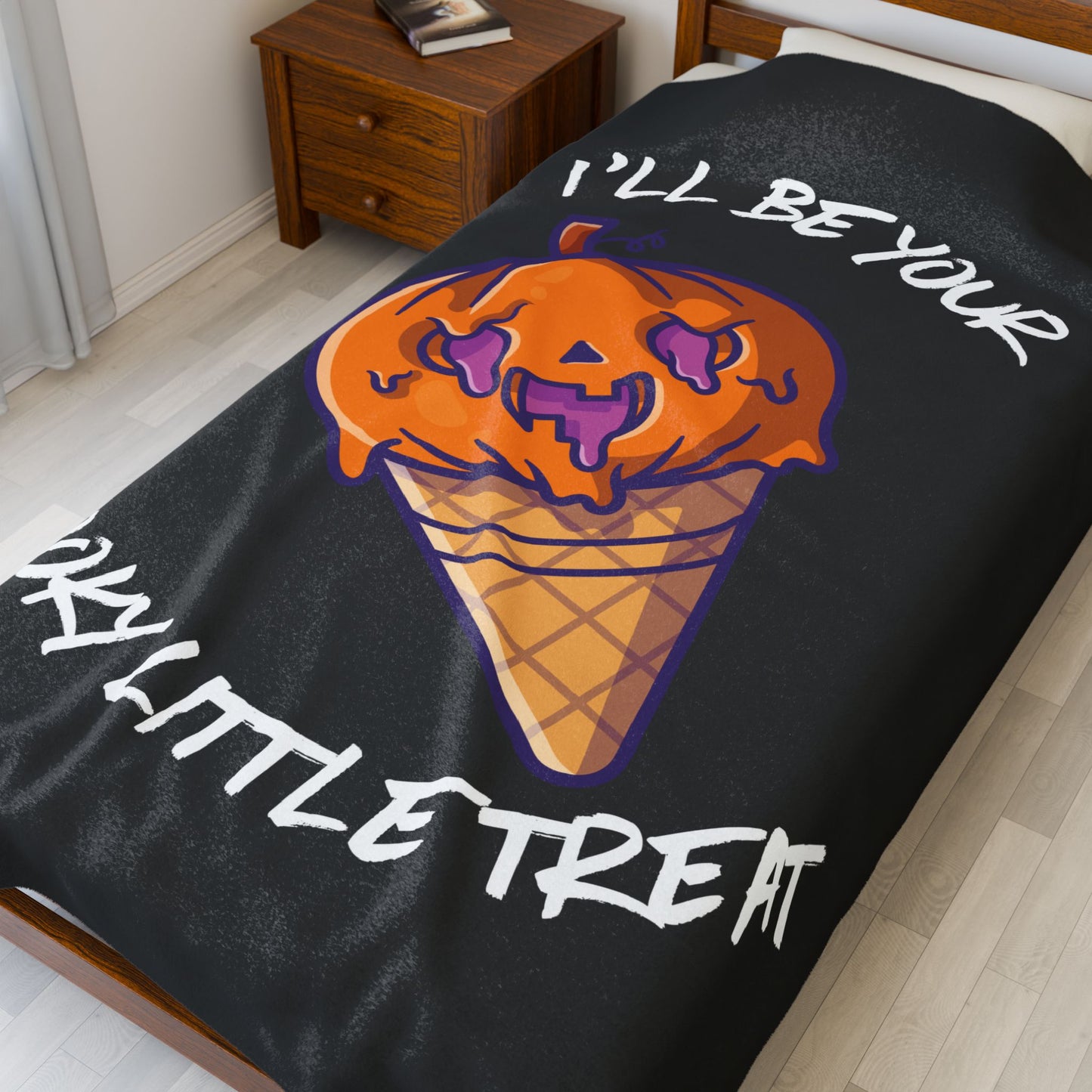 Spooky Treat Plush Blanket