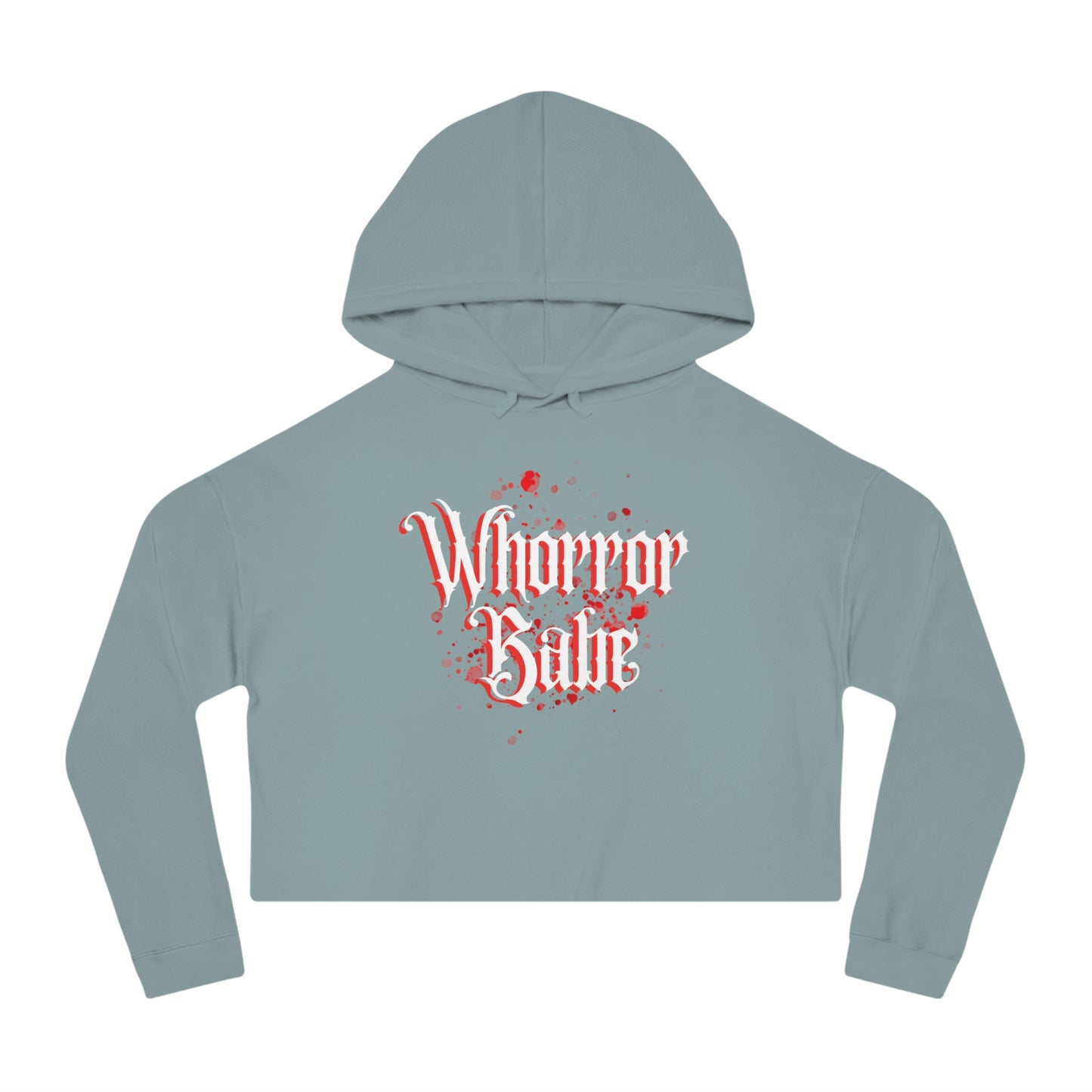 Whorror Babe Cropped Hoodie