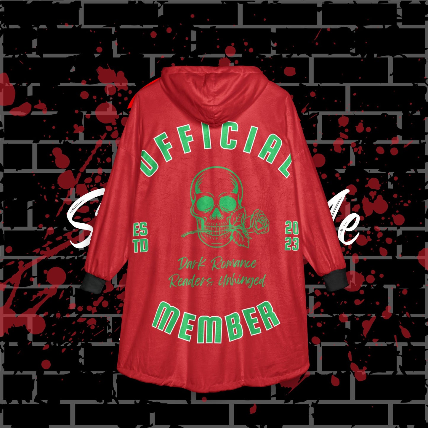 DRRU X-Mas Hooded Blanket(red)