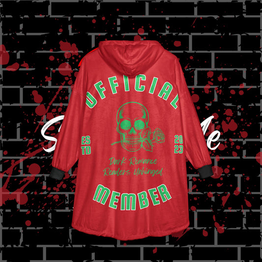 DRRU X-Mas Hooded Blanket(red)