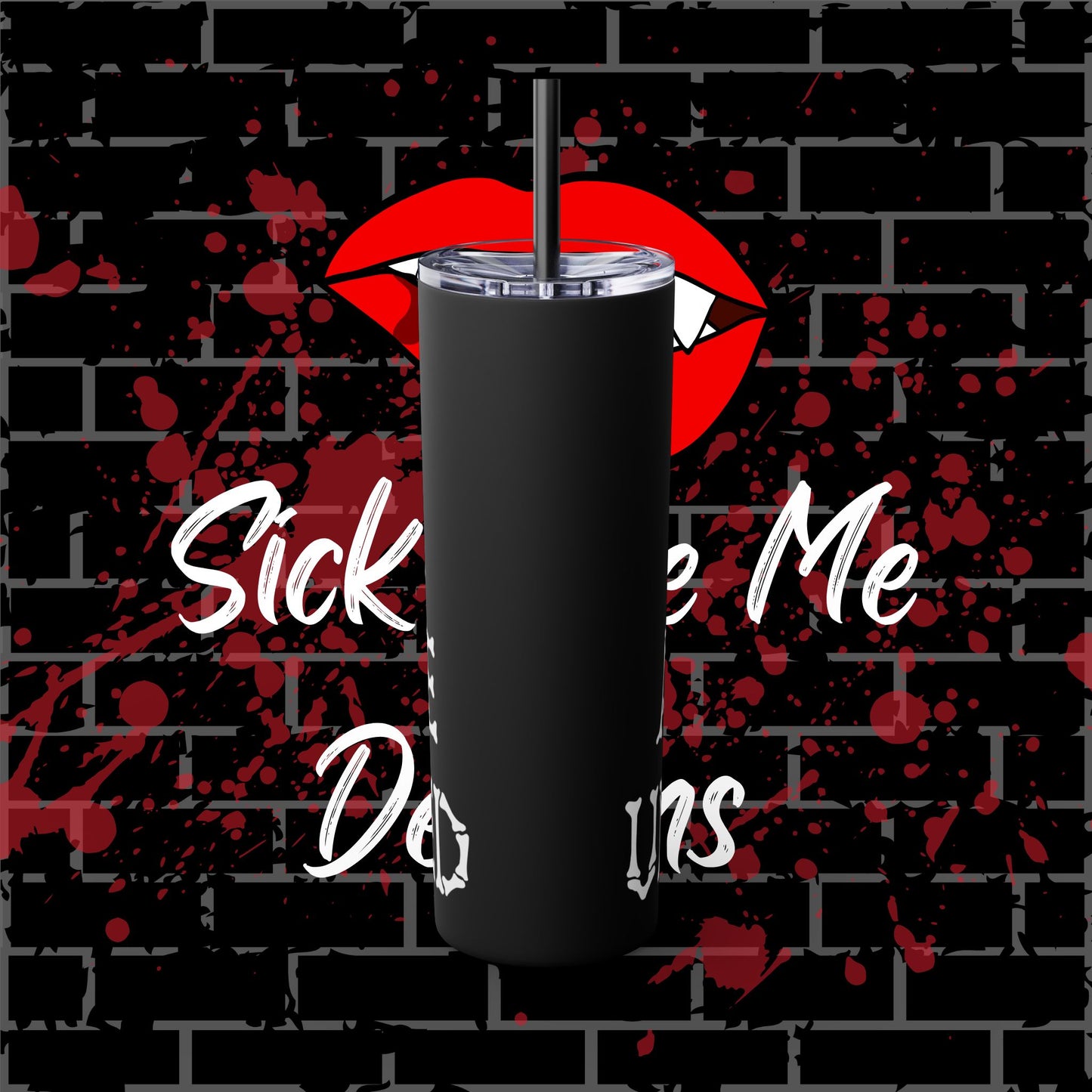 DRRU Bones Skinny Tumbler