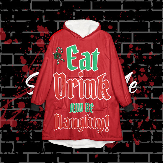 Eat & Drink Hooded Blanket(red)