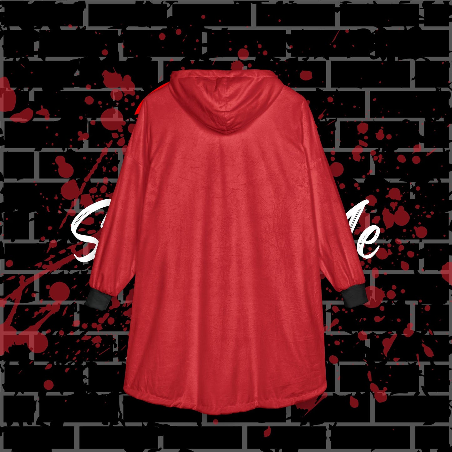 Team Unhinged Hooded Blanket(red)