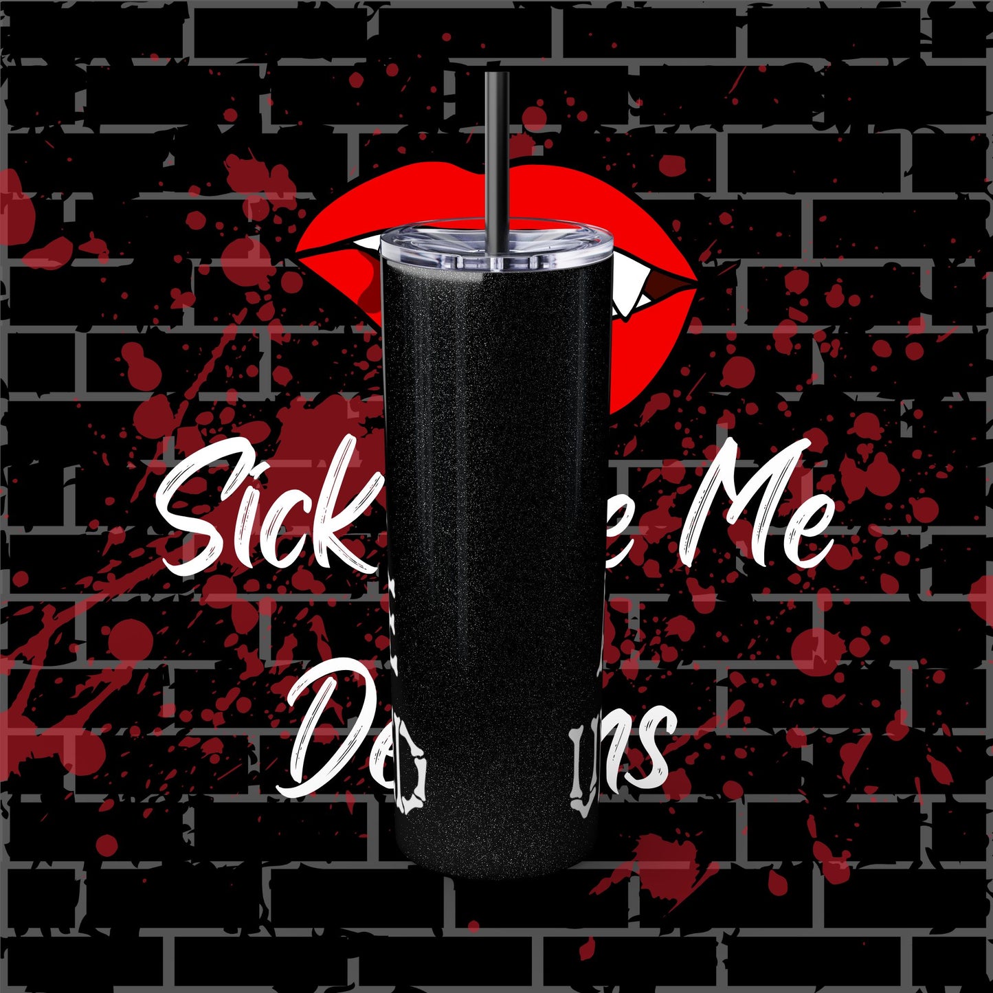 DRRU Bones Skinny Tumbler