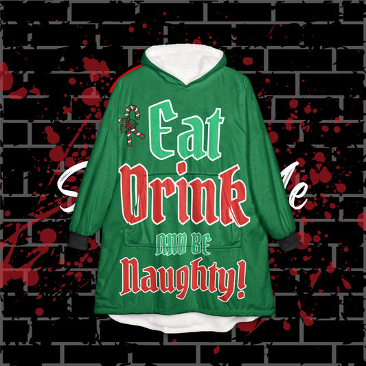 Eat & Drink Hooded Blanket(green)