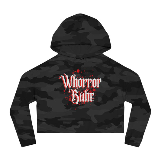 Whorror Babe Cropped Hoodie