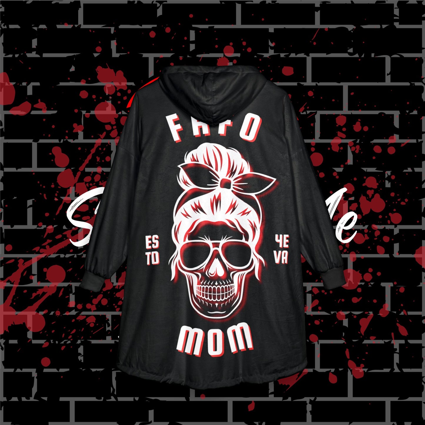 FAFO Mom Hooded Blanket