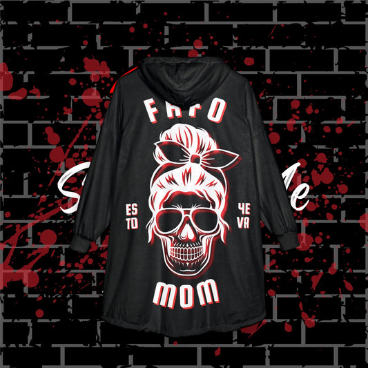 FAFO Mom Hooded Blanket