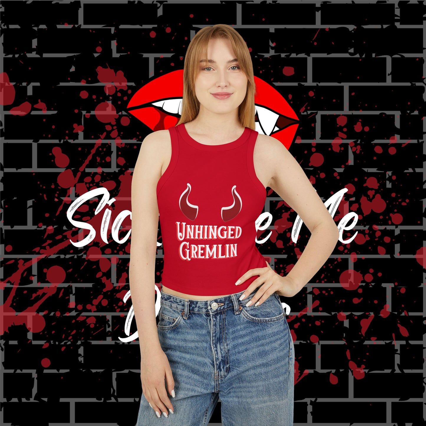 Unhinged Gremlin Racer Tank